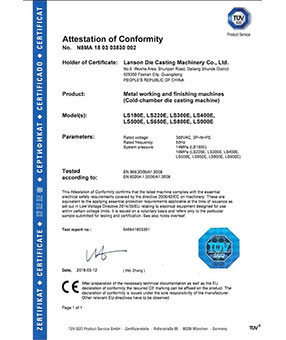 DIE CASTING MACHINE CE DIE CASTING MACHINE CE